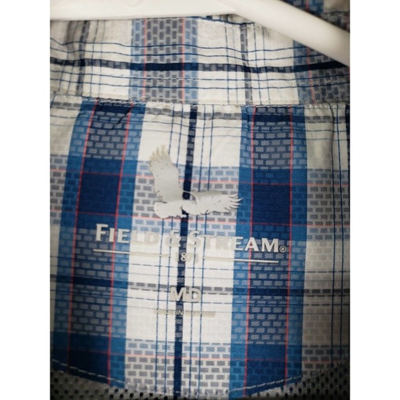 Field & Stream Shirt Mens Medium Multicolor Plaid Long Sleeve Button Up Collared - Picture 6 of 9